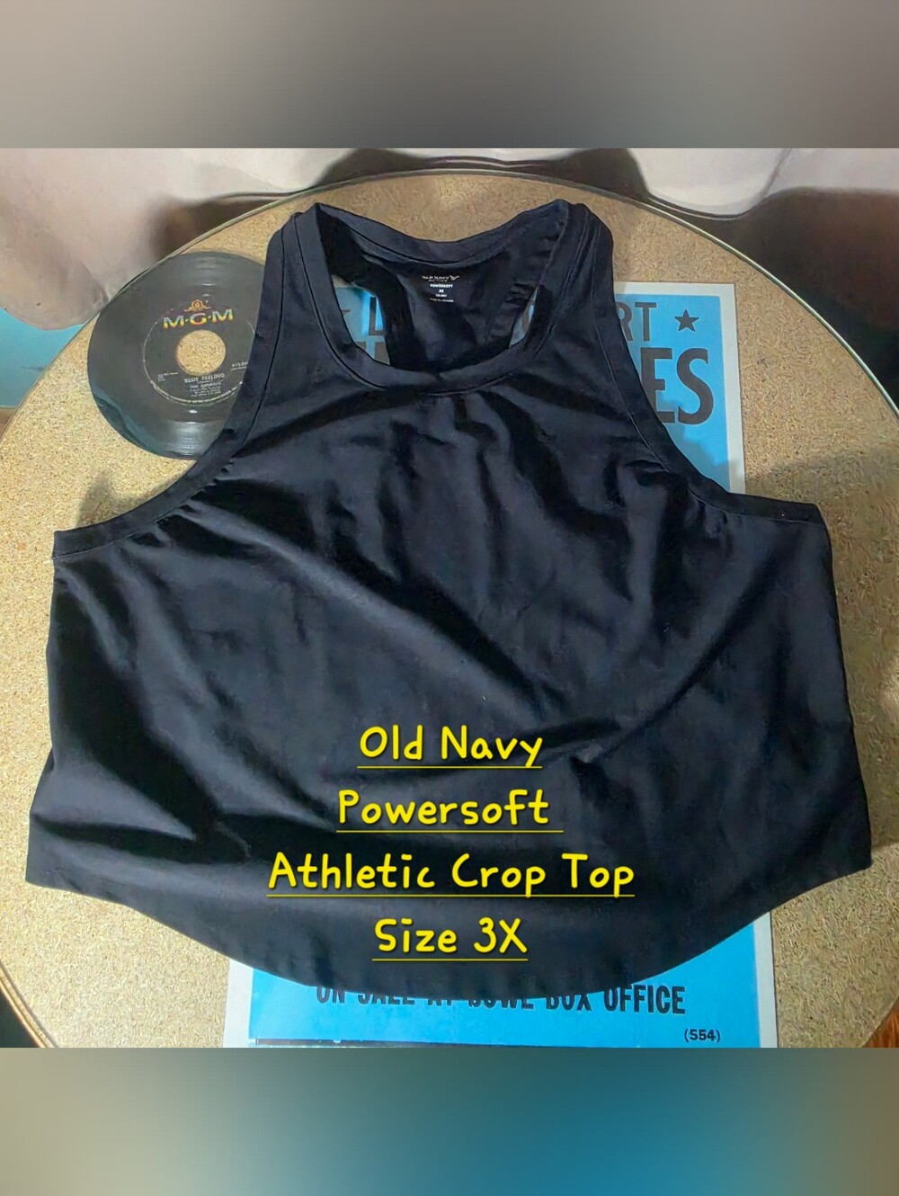 3X - Old Navy Powersoft Athletic Crop Top